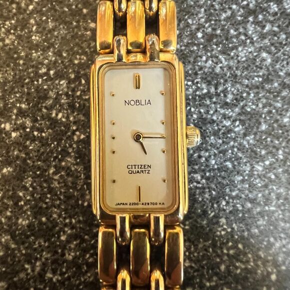 Vintage Citizen Noblia Gold Watch 2200-Y51129 - Picture 1 of 6